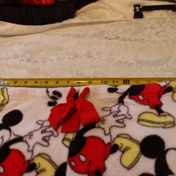 Disney Micky Mouse fleece sleep pants: comfy, warm, draw string elastic waist M - Picture 6 of 13